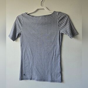 Lauren Ralph Lauren houndstooth print tee shirt